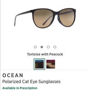 Maui Jim Tortoise with Peacock Ocean Sunglasses